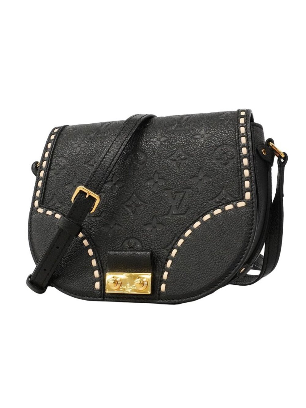 Louis Vuitton Shoulder Bag Monogram Empreinte Juno Noir